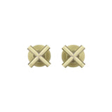 Cross Handle Jumper Valve Wall Top Assemblies - Tiger Bronze