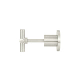Cross Handle Jumper Valve Wall Top Assemblies - Brushed Nickel