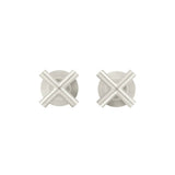 Cross Handle Jumper Valve Wall Top Assemblies - Brushed Nickel
