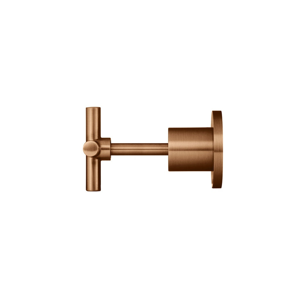 Cross Handle Jumper Valve Wall Top Assemblies - Lustre Bronze