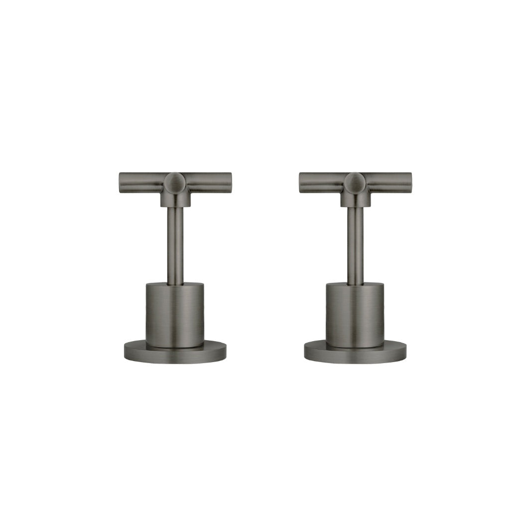 Cross Handle Jumper Valve Wall Top Assemblies - Shadow