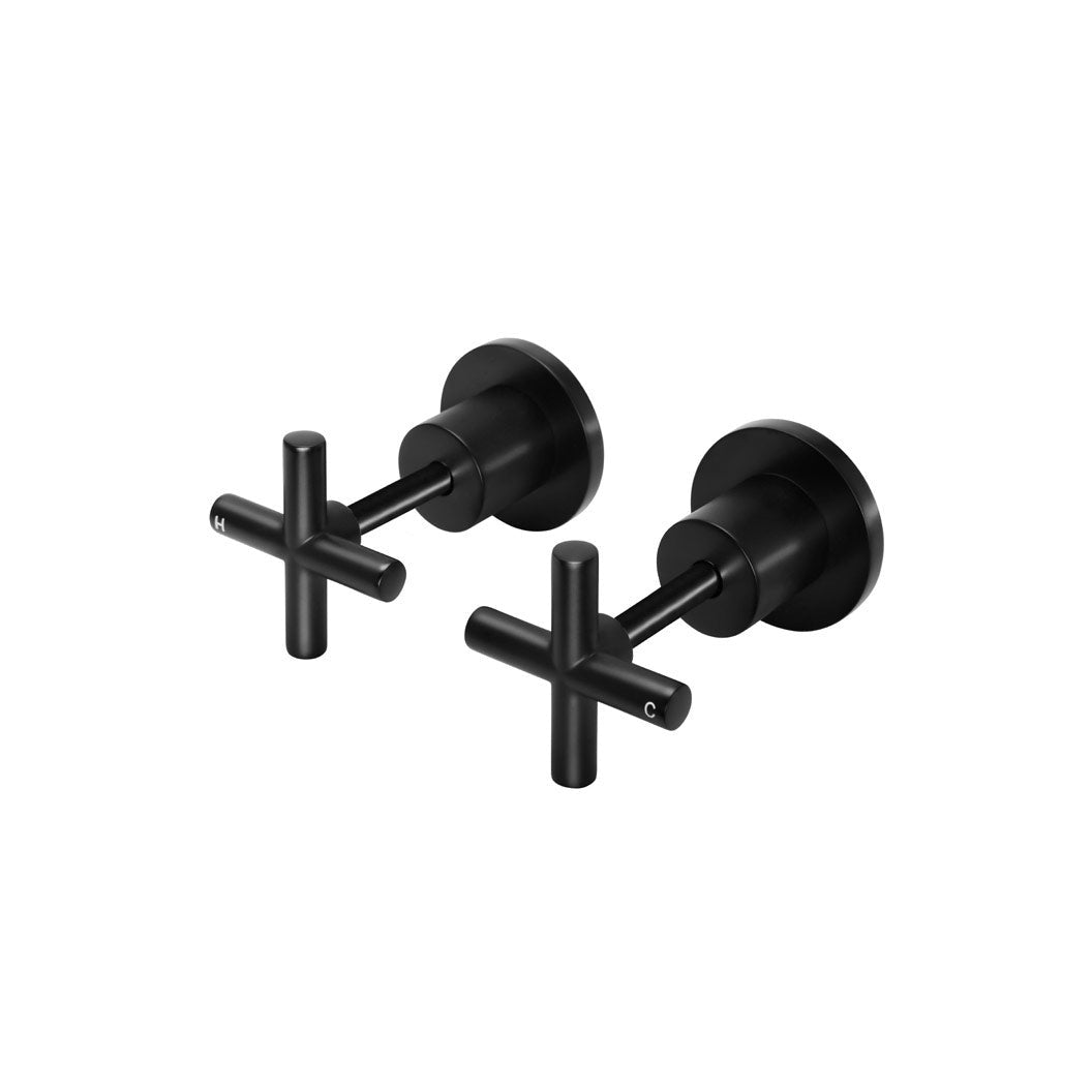 Cross Handle Jumper Valve Wall Top Assemblies - front view