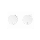 Circular Wall Taps - Polished Chrome