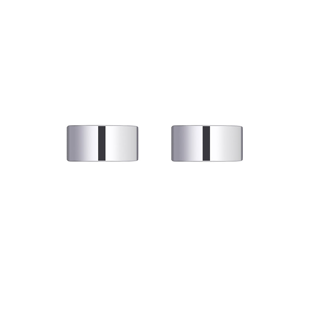 Circular Wall Taps - Polished Chrome