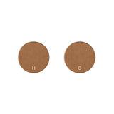 Circular Wall Taps - Lustre Bronze