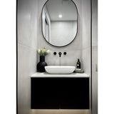 Circular Wall Taps - Matte Black