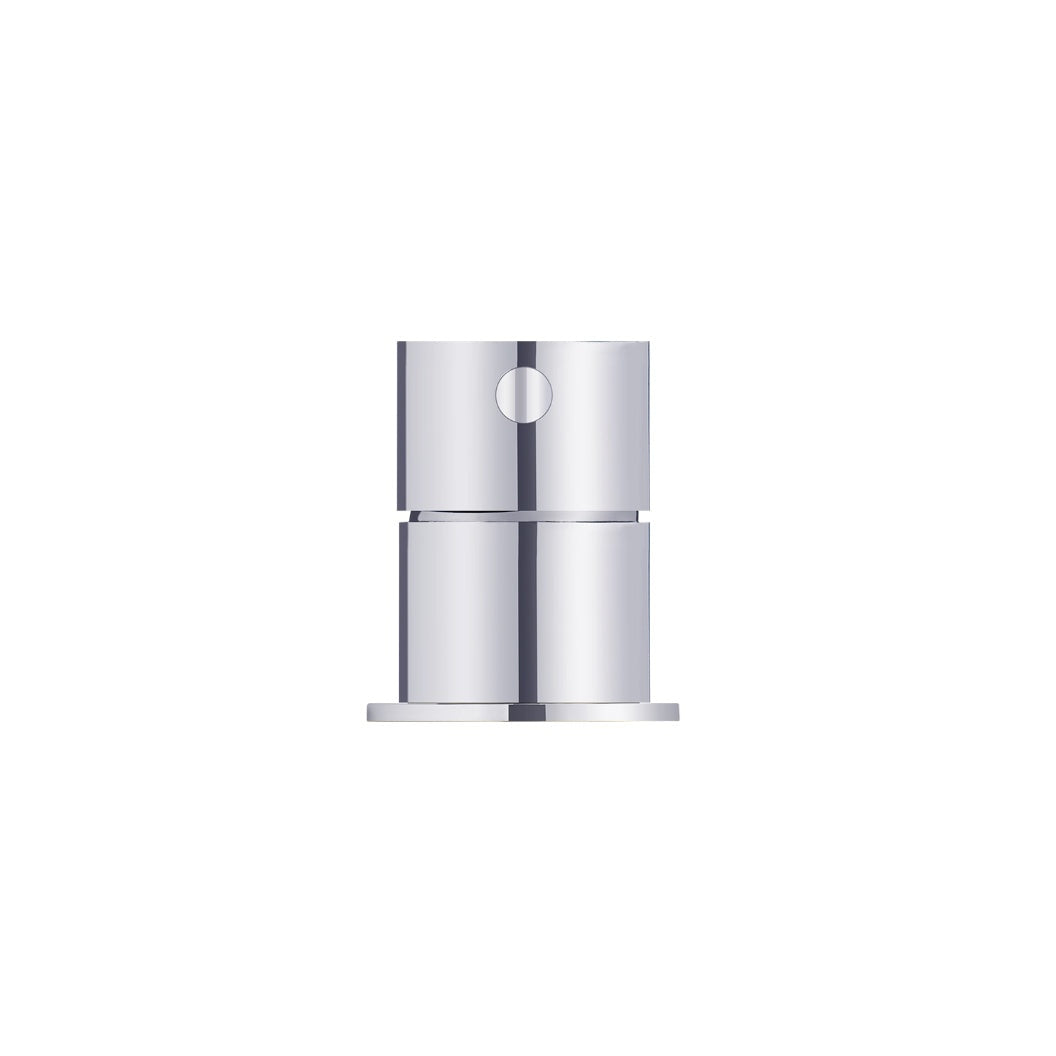 Round Deck Mounted Mixer - Polished Chrome