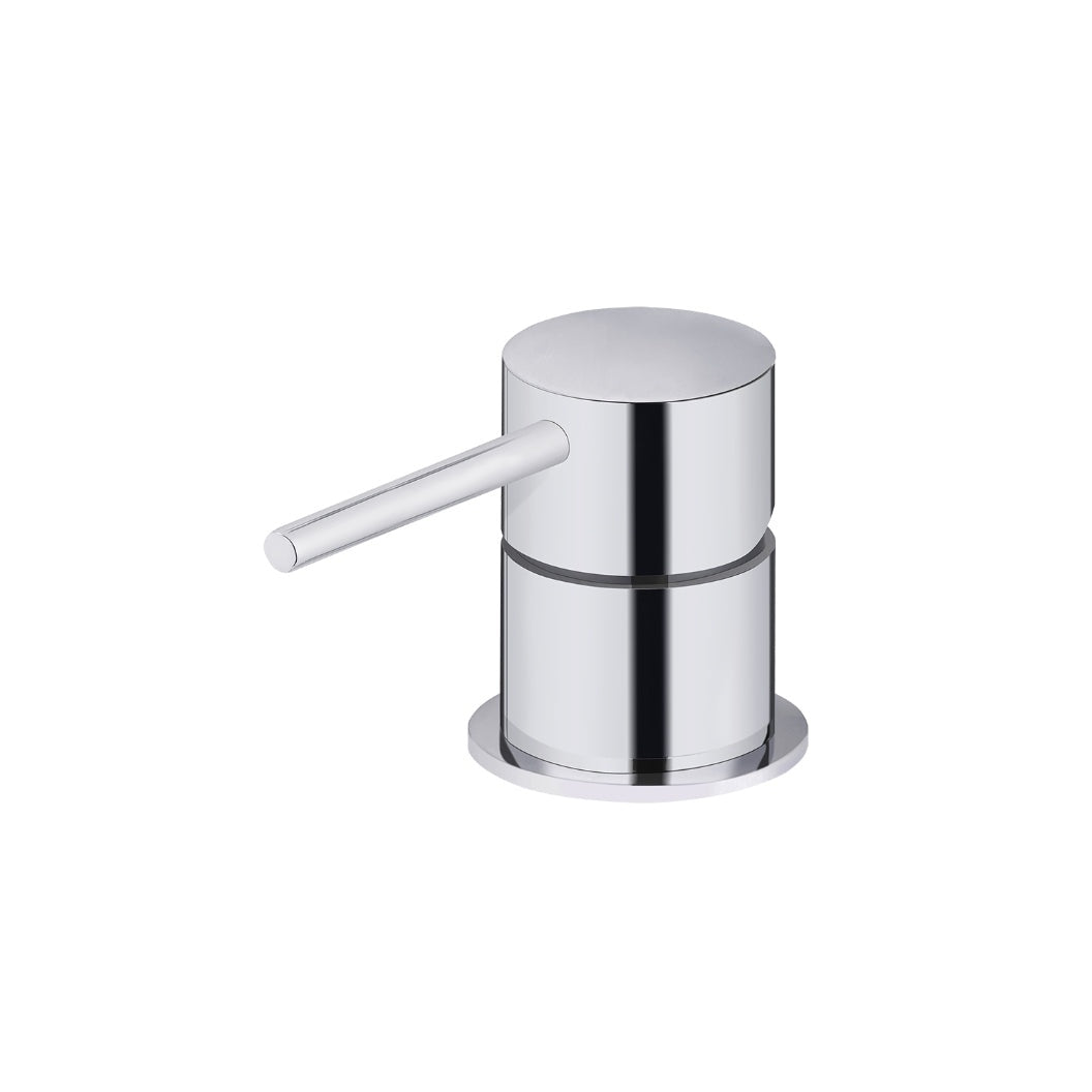 Round Deck Mounted Mixer - Polished Chrome