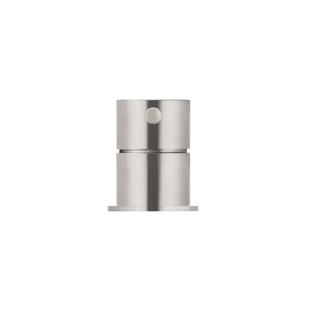 Round Deck Mounted Mixer - Brushed Nickel