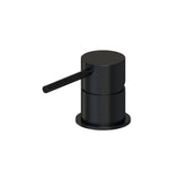 Round Deck Mounted Mixer - Matte Black