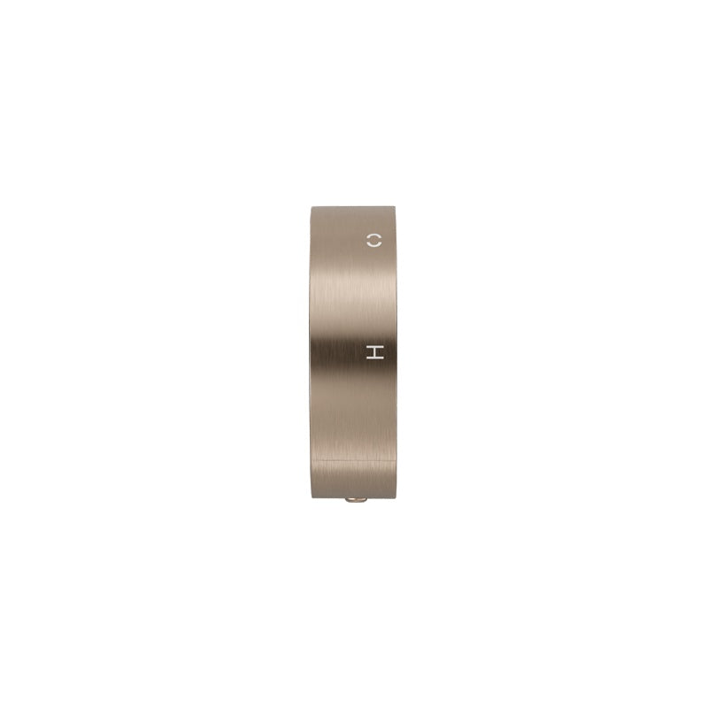 Progressive mixer body and handle set in Polished Chrome - close-up detail view