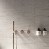 Progressive mixer body and handle set - Champagne