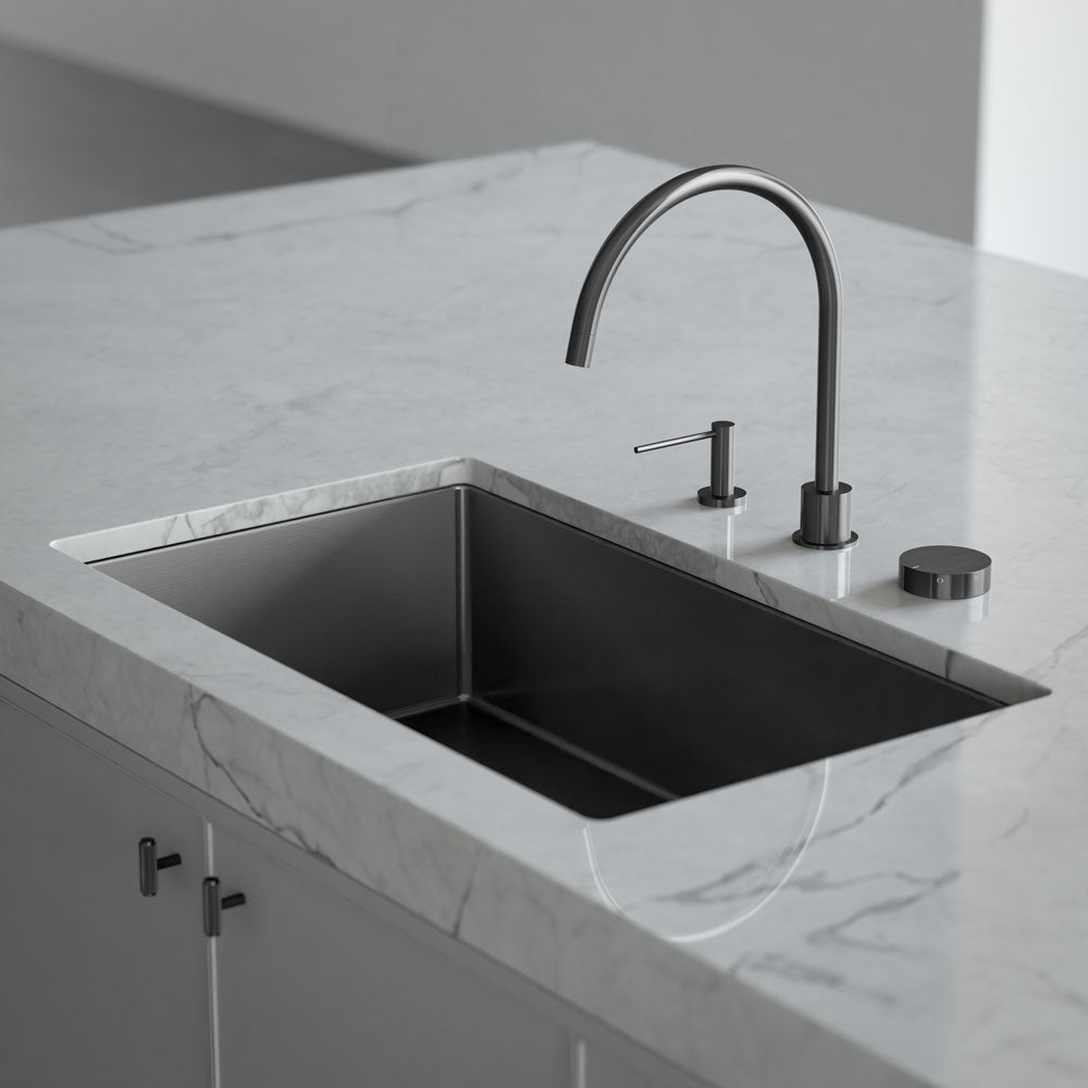 Progressive mixer body and handle set - Shadow