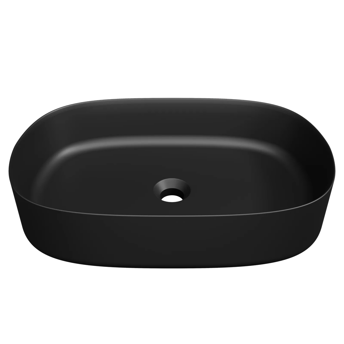 Timberline Myrtle Above Counter Basin 550mm Matte Black