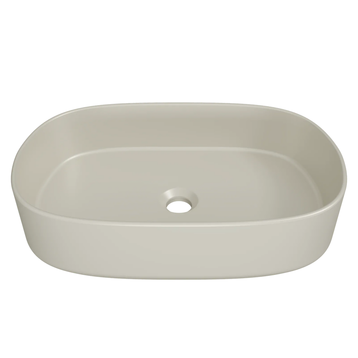 Timberline Myrtle Above Counter Basin 550mm Matte Ivory