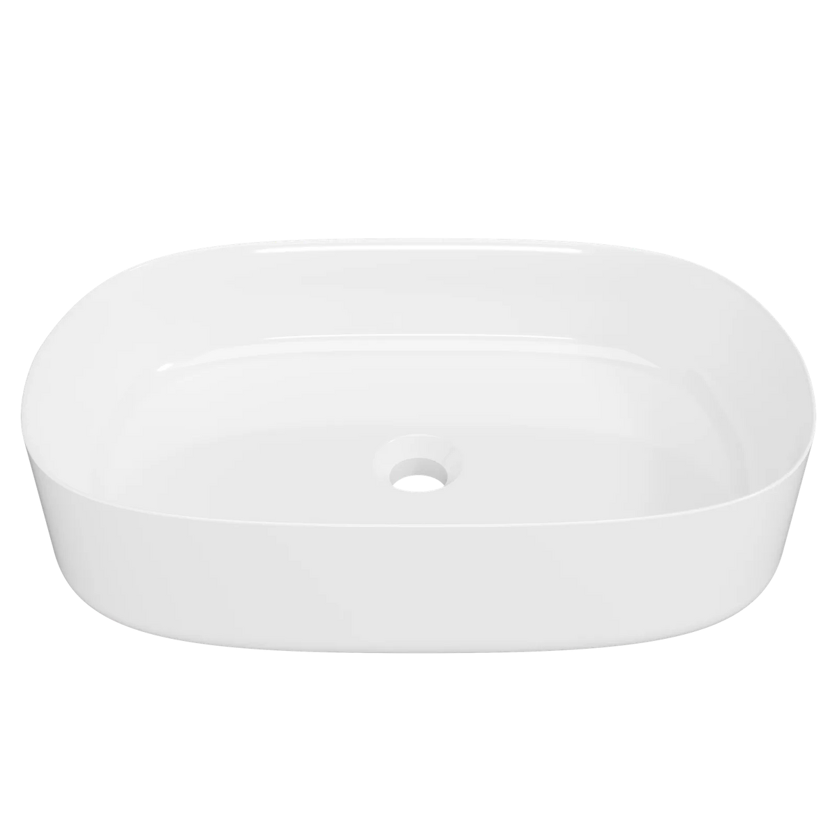 Timberline Myrtle Above Counter Basin 550mm Gloss White