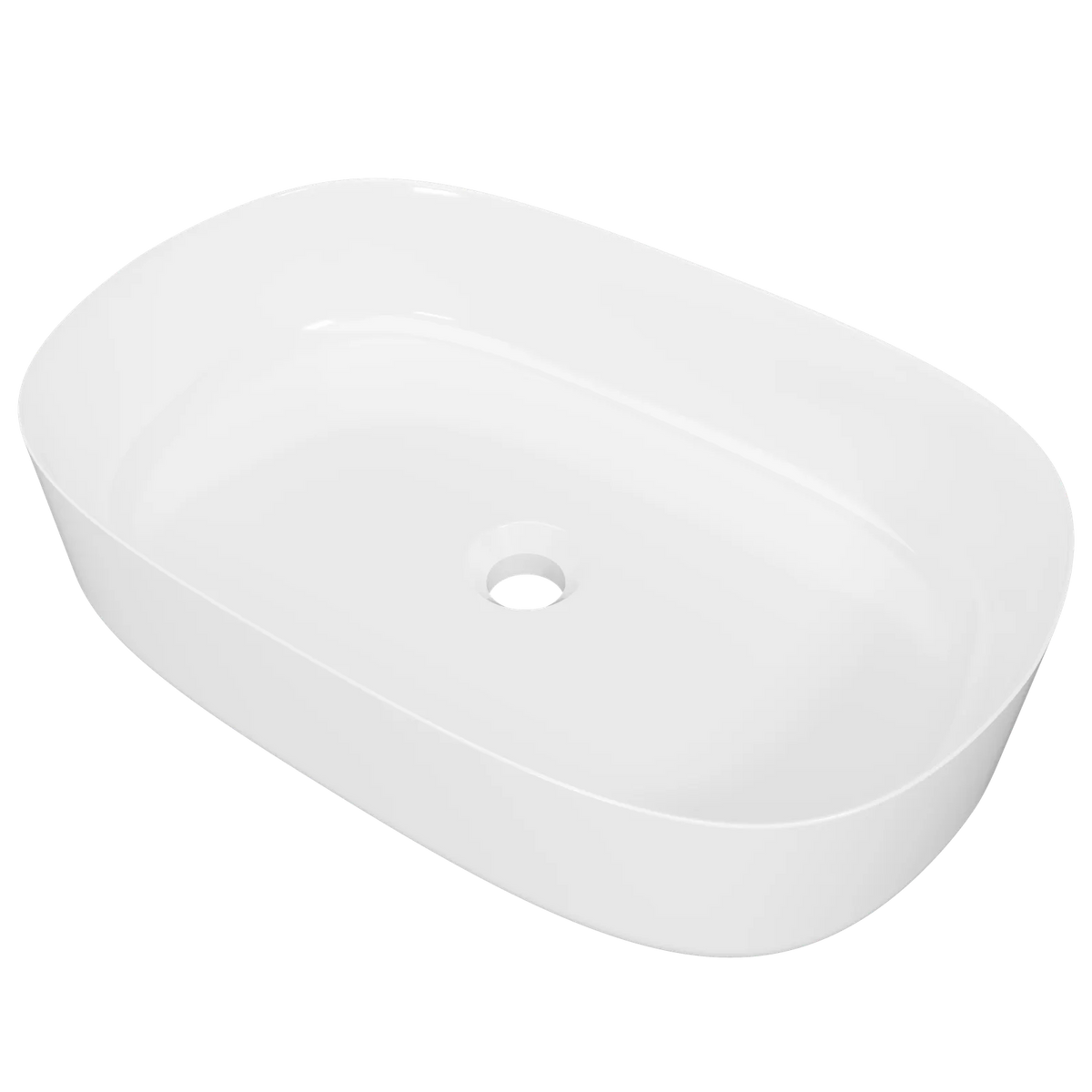 Timberline Myrtle Above Counter Basin 550mm Gloss White - image 2