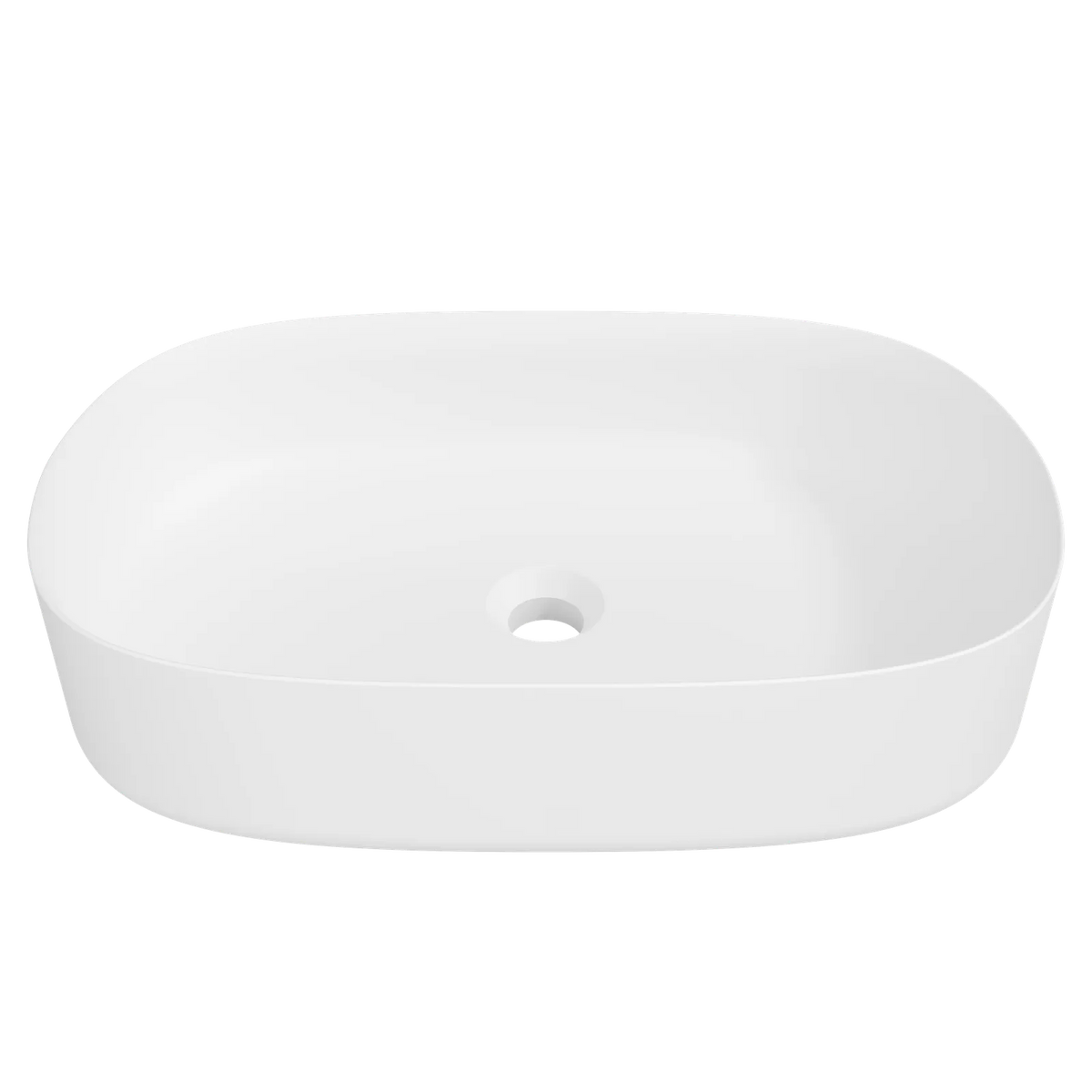 Timberline Myrtle Above Counter Basin 550mm Matte White