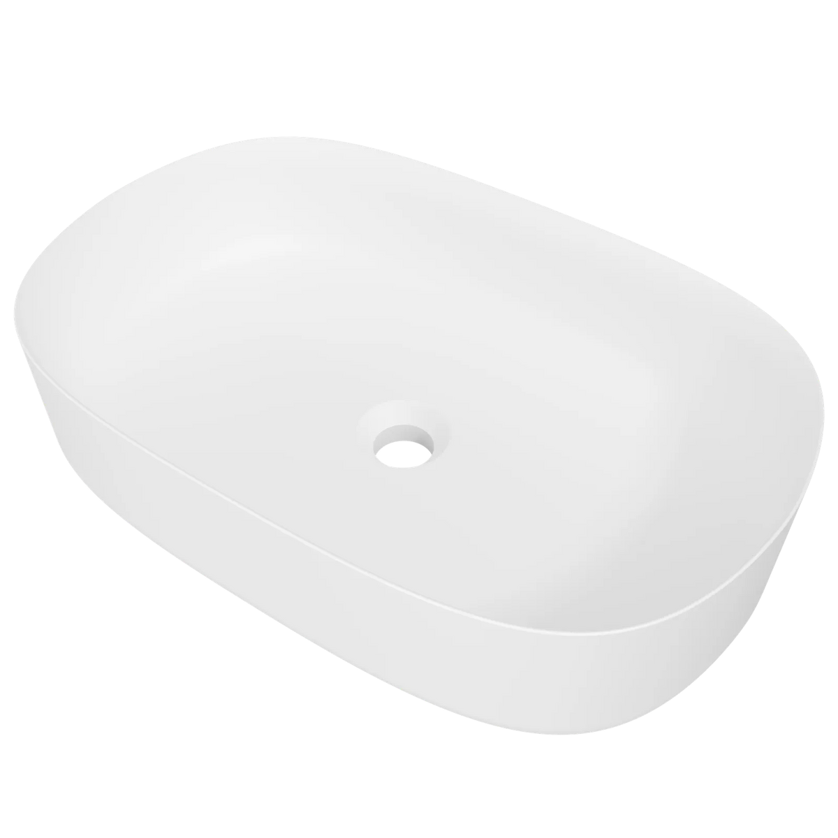 Timberline Myrtle Above Counter Basin 550mm Matte White - image 2