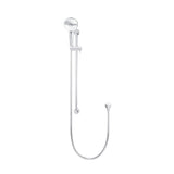 Round Three Function Hand Shower on Rail Column - Polished Chrome