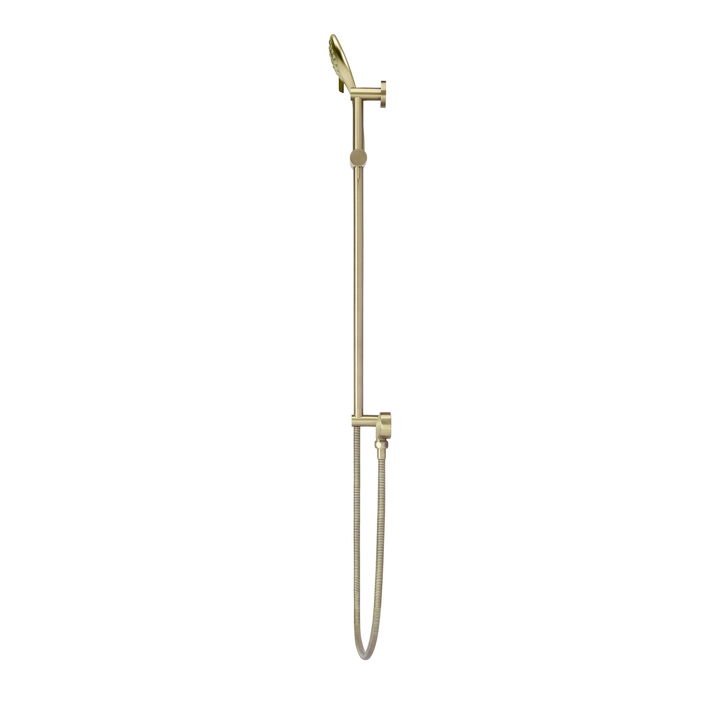 Round Three Function Hand Shower on Rail Column - Tiger Bronze