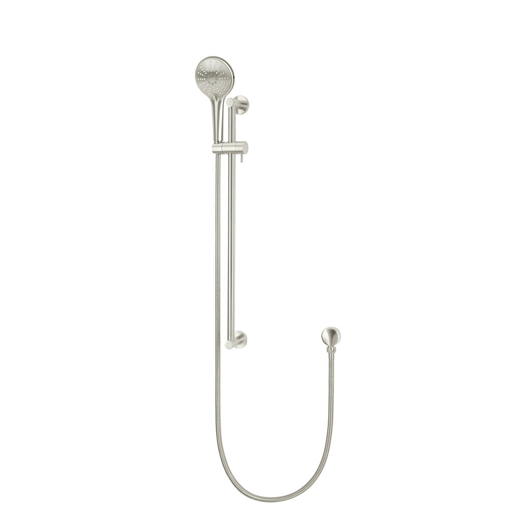 Round Three Function Hand Shower on Rail Column