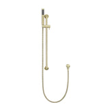 Round Hand Shower on Rail Column - Tiger Bronze
