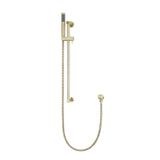 Round Hand Shower on Rail Column - Tiger Bronze