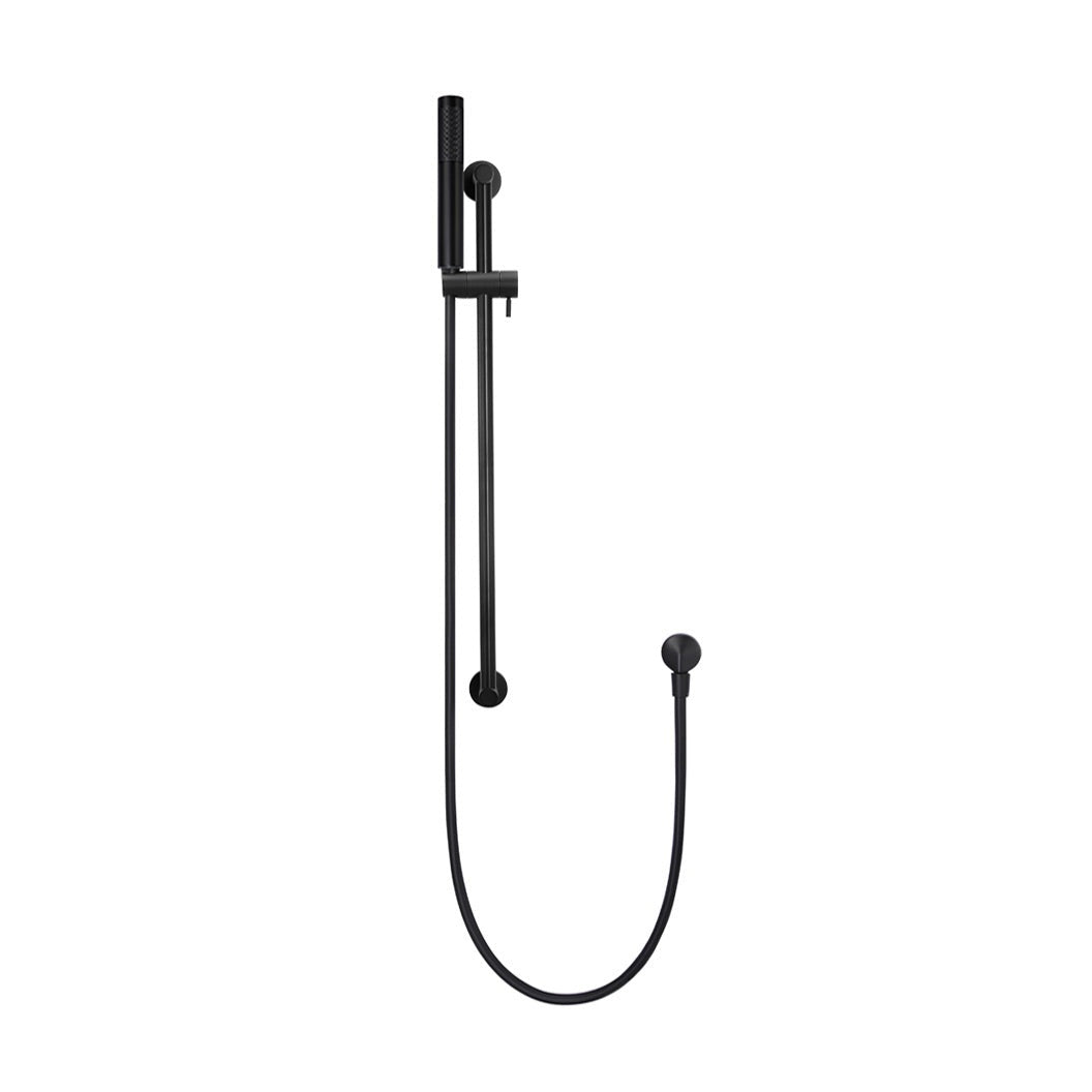 Round Hand Shower on Rail Column - angled product view