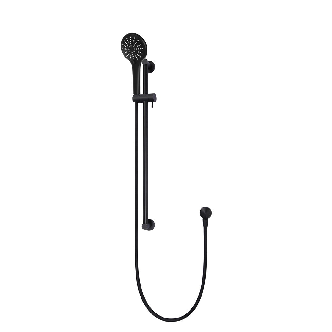Round Three Function Hand Shower on Rail Column
