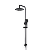 Round Combination Shower Rail, 200mm Rose, Three-Function Hand Shower