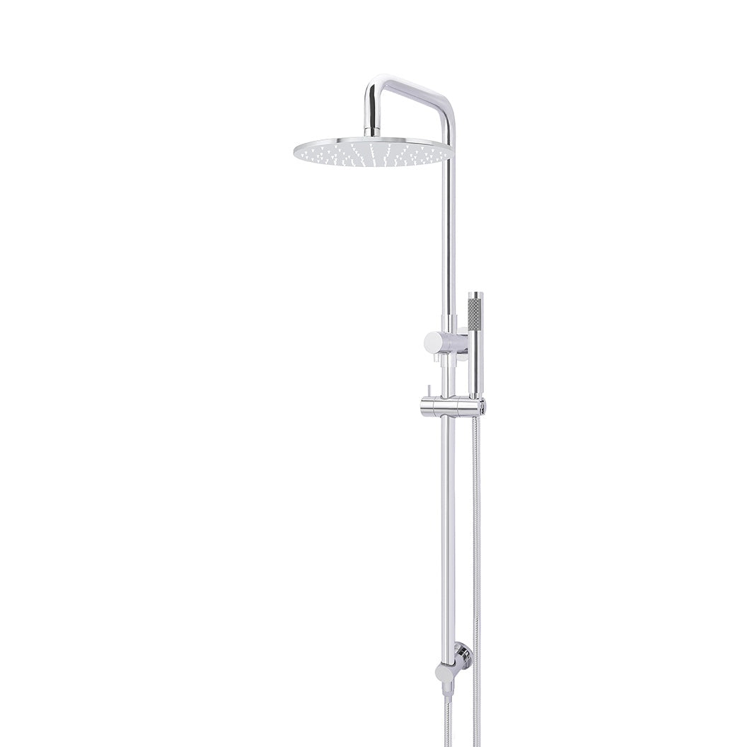 Round Combination Shower Rail 300mm Rose, Single Function Hand Shower - alternative product view