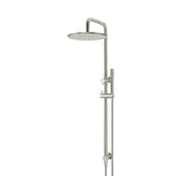 Round Combination Shower Rail 300mm Rose, Single Function Hand Shower