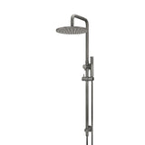 Round Combination Shower Rail 300mm Rose, Single Function Hand Shower