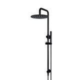 Round Combination Shower Rail 300mm Rose, Single Function Hand Shower