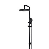 Round Combination Shower Rail 300mm Rose, Three Function Hand Shower