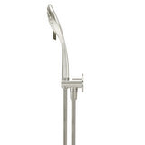 Round Three Function Hand Shower on Fixed Bracket - Brushed Nickel