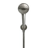 Round Three Function Hand Shower on Fixed Bracket - Shadow