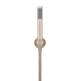 Round Hand Shower on Fixed Bracket - Champagne