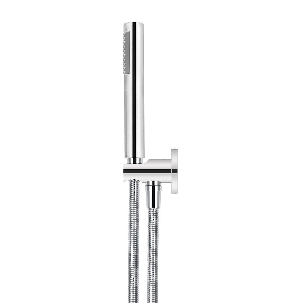 Round Hand Shower on Fixed Bracket - Polished Chrome