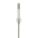 Round Hand Shower on Fixed Bracket - Brushed Nickel