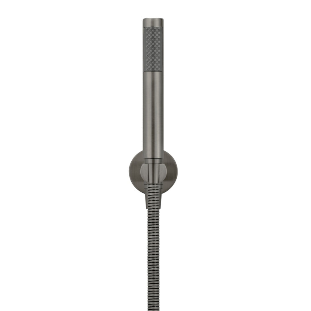Round Hand Shower on Fixed Bracket - Shadow