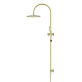 200mm Round Overhead Shower Rail, Three Function Hand Shower - full product view (16 of 35)