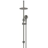 200mm Round Overhead Shower Rail, Three Function Hand Shower - full product view (32 of 35)
