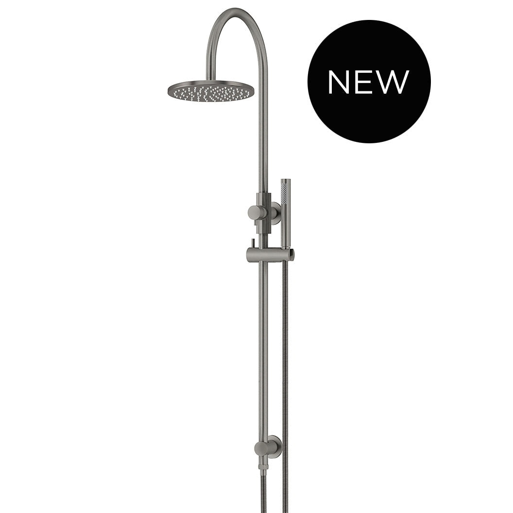 200mm Round Overhead Shower Set, Single Function Hand Shower - full product view (32 of 36)