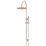 300mm Round Overhead Shower Set, Single Function Hand Shower - Champagne