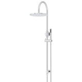 300mm Round Overhead Shower Set, Single Function Hand Shower - Polished Chrome