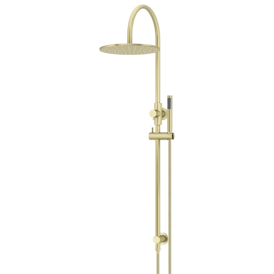 300mm Round Overhead Shower Set, Single Function Hand Shower - Tiger Bronze