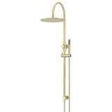 300mm Round Overhead Shower Set, Single Function Hand Shower - Tiger Bronze