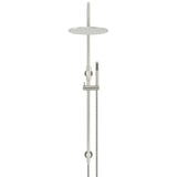 300mm Round Overhead Shower Set, Single Function Hand Shower - Brushed Nickel